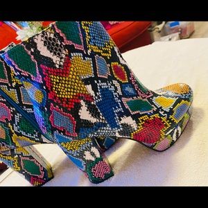 Brand New Ankle Boots By  BAMBOO  - Size 10 - Heel Height 4 Inches